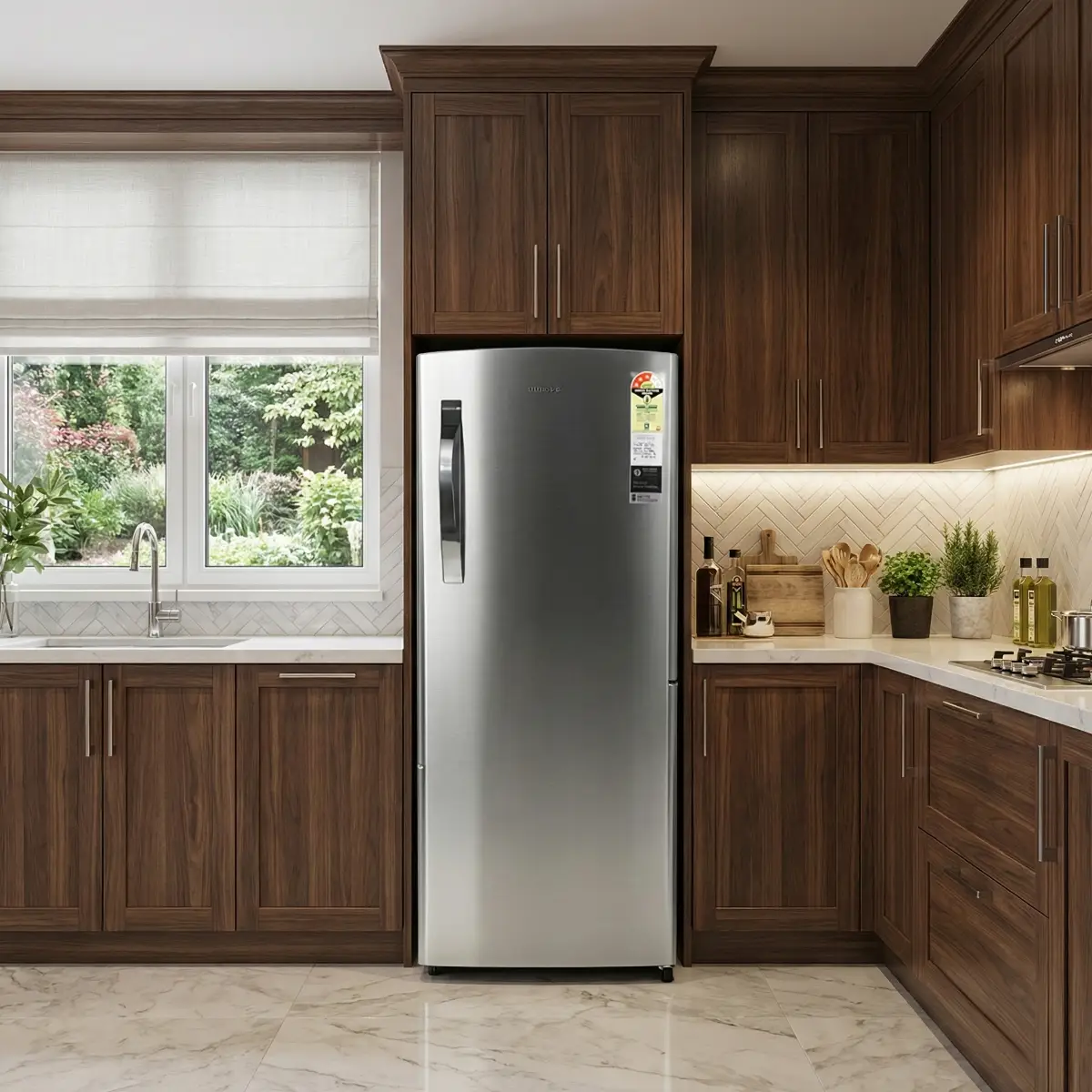 210L Single Door Refrigerator – Direct Cool with Elegant Steel Finish