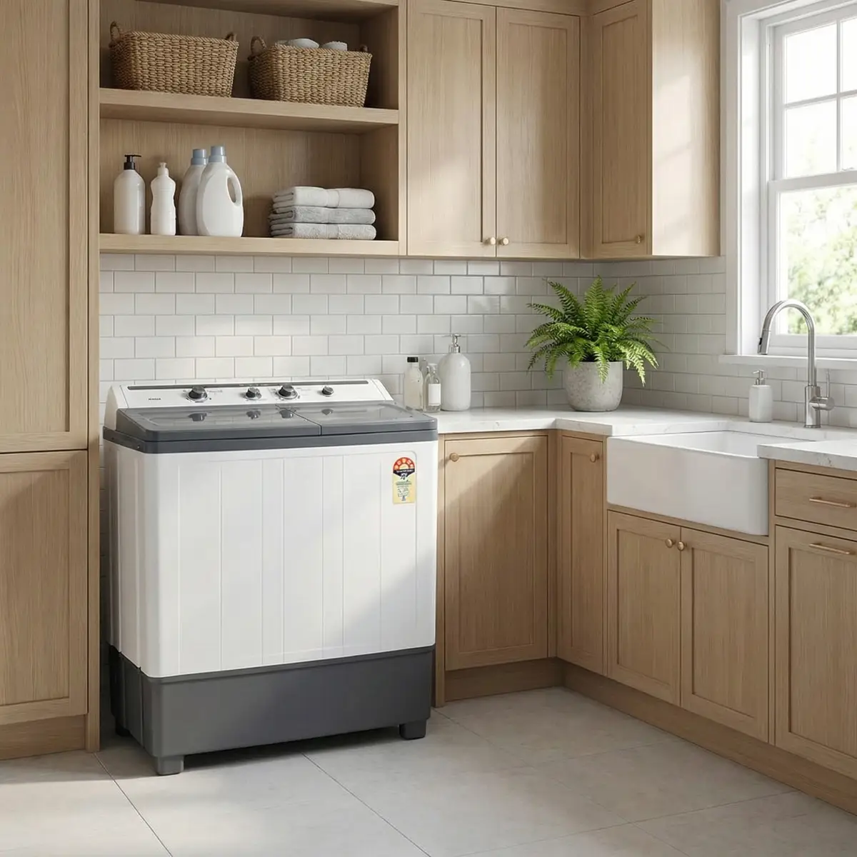 6 Kg Semi Automatic Washing Machine – Powerful, Efficient & Gentle Fabric Care