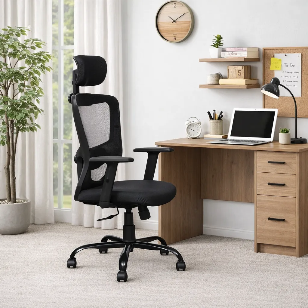 Premium Office Chair with Headrest